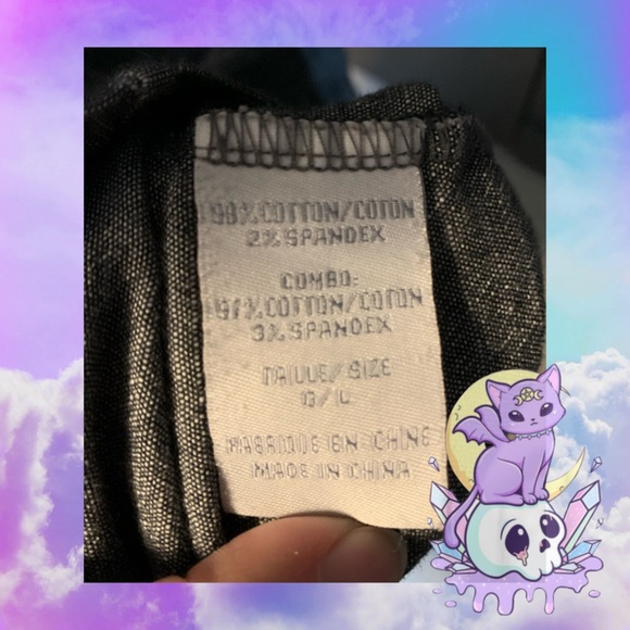 💀 Suzy Black and Grey Dress - Picture 4 of 5